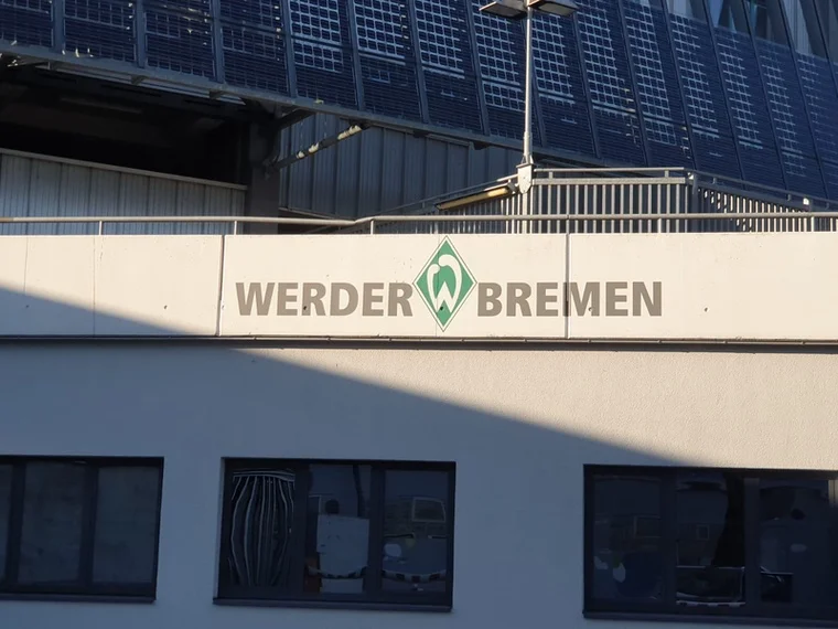 Das Stadion von Werder Bremen im Blick