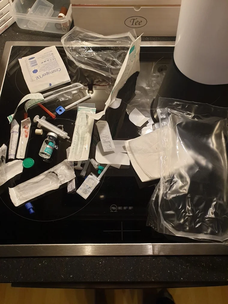 So viele Geschenke, die eilig ausgepackt wurden