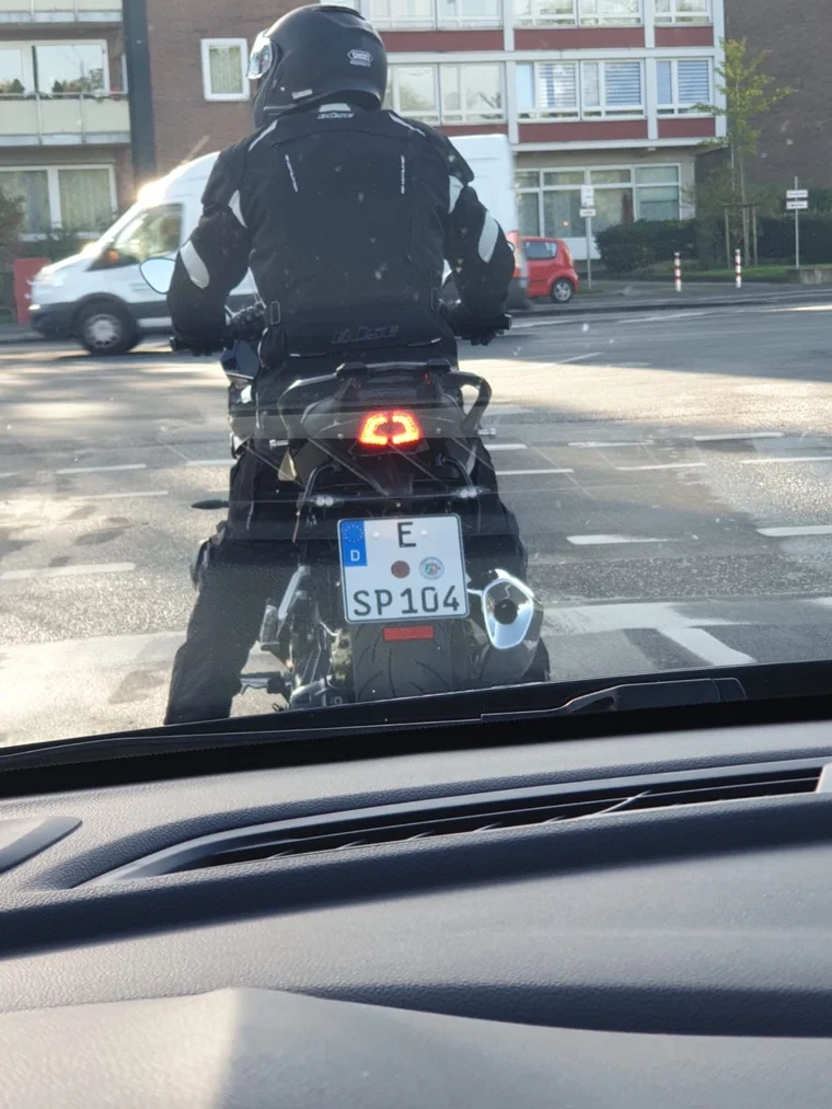 Nicht nur ein Motorradtrip, sondern das Zeichen: Ich bin zurück.
