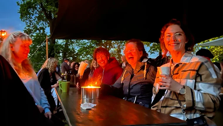 Abendstimmung beim Burgspektakel
