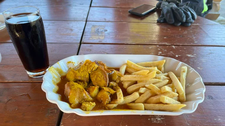 Die Enttäuschung - Pommes-Currywurst kann man hier nicht.