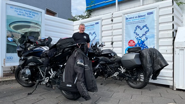 Erste Pause vor dem Sauerland – kurz durchatmen.