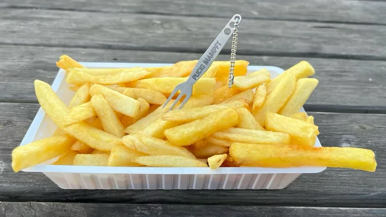 Erster Einsatz der neuen Pommesgabel