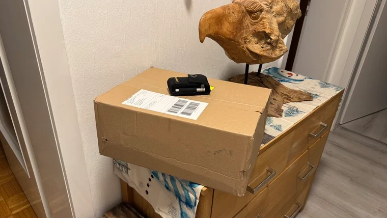 Hura, das Paket ist angekommen